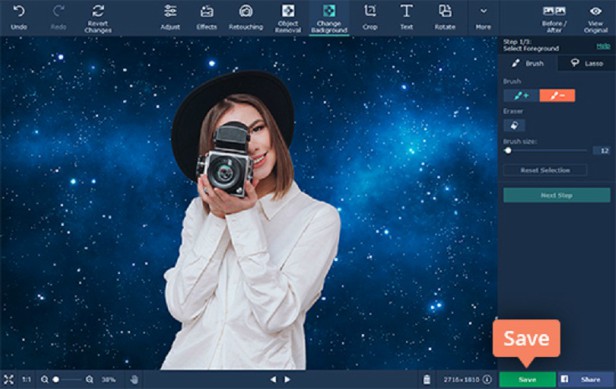 Changing the Background of Photos Using Movavi Photo Editor