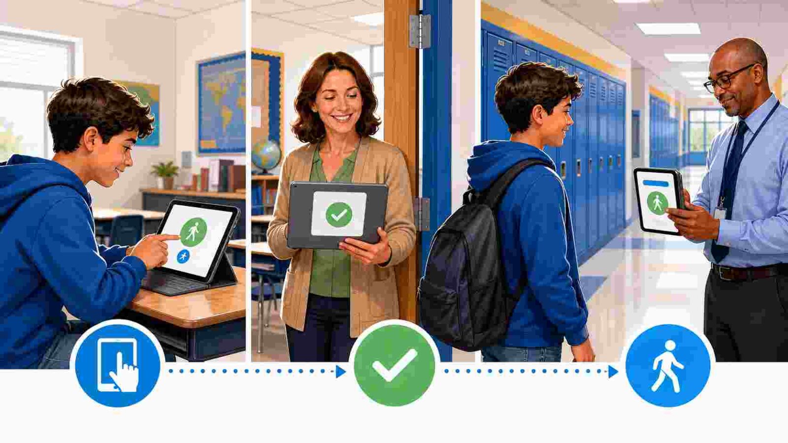 How eHall Pass Works 