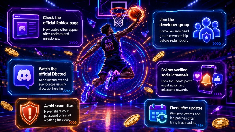 Where to Find New Basketball Zero Codes Safely